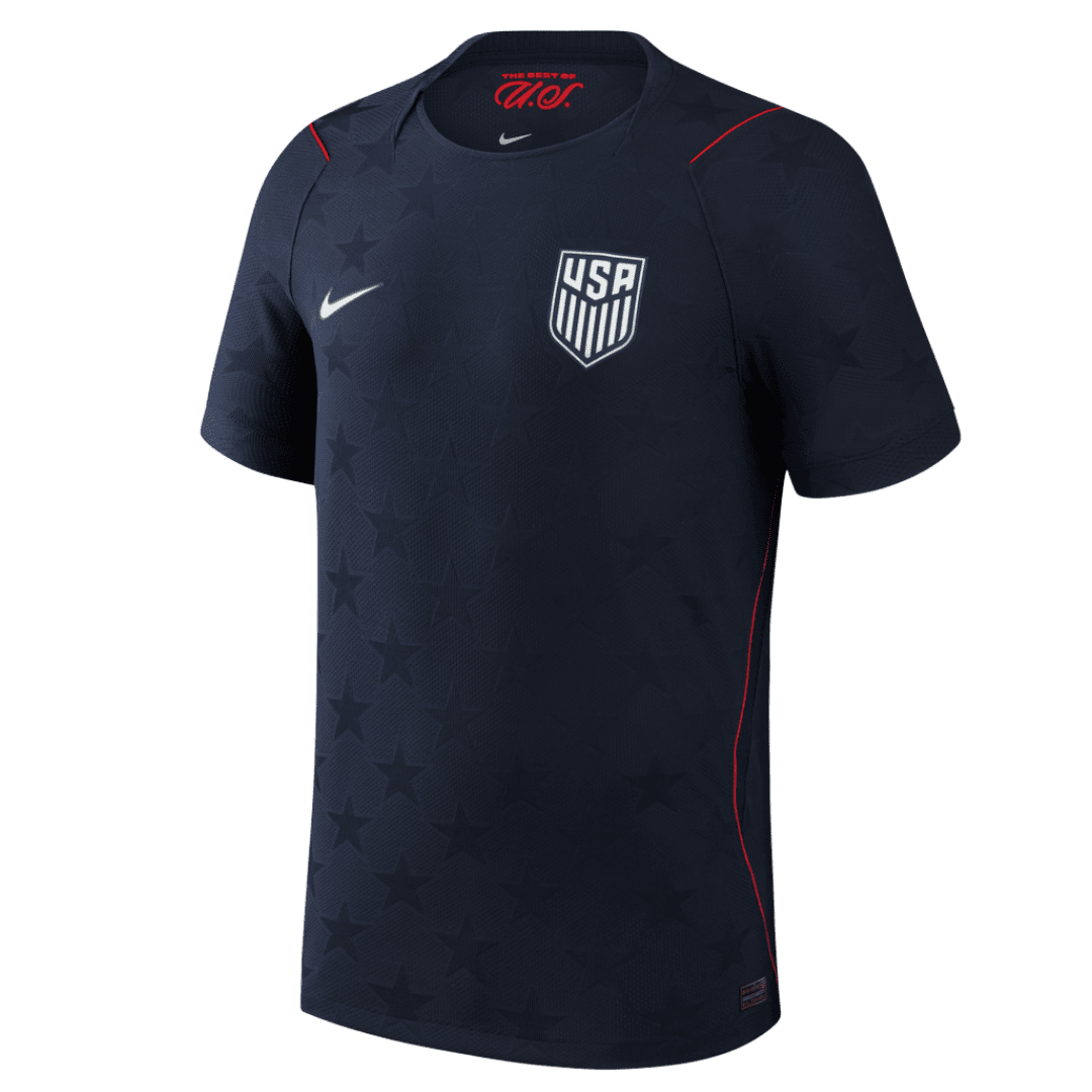 Versão do Jogador EUA Fora Copa do Mundo Futebol Camisas 2026 Preto
