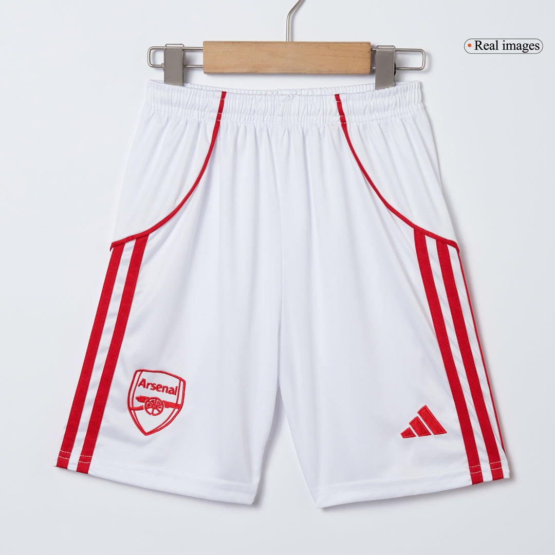 Infantil Arsenal Casa Camisa Conjunto (Camisa + Calções + Meias) 2025/26 Vermelho