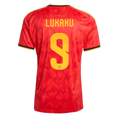 LUKAKU #9 Bélgica Casa Copa do Mundo Camisa 2026 Vermelho