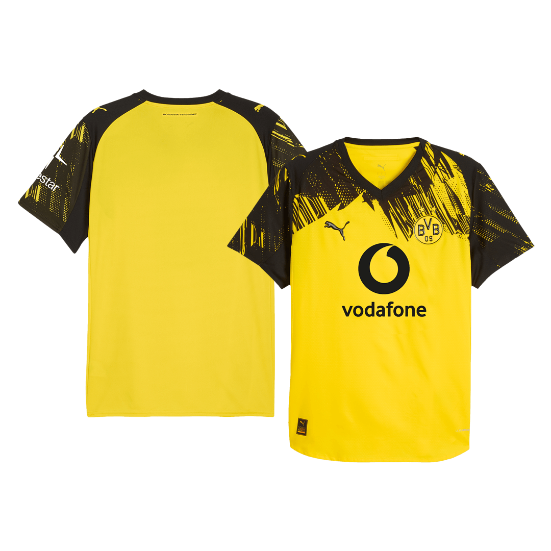Autêntico Borussia Dortmund Casa Futebol Camisas 2025/26 Amarelo