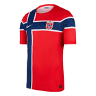 Versão do Jogador Noruega Casa Copa do Mundo Futebol Camisas 2026 Vermelho
