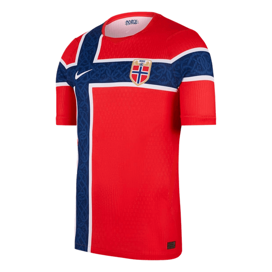 Versão do Jogador Norway Casa Copa do Mundo Futebol Camisas 2026 Vermelho