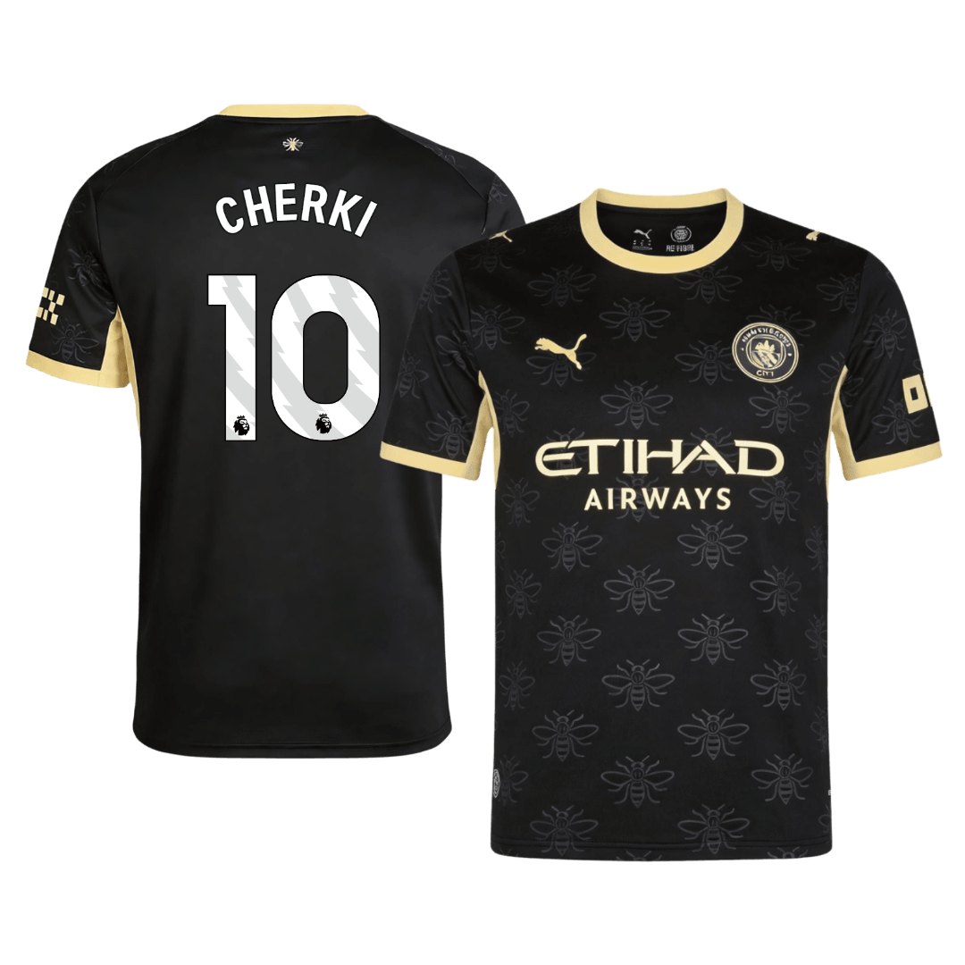 CHERKI #10 Manchester City Fora Camisa 2026/27 Preto