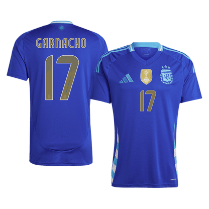 Camisola personalizada GARNACHO #17 Argentina Soccer Jersey Away 2024