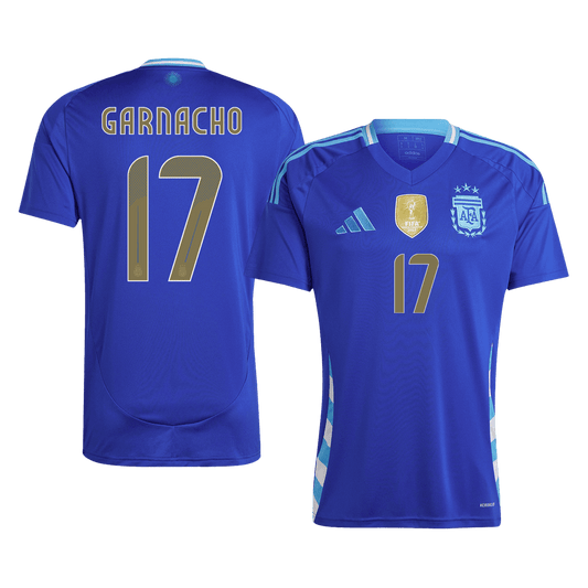 Camisola personalizada GARNACHO #17 Argentina Soccer Jersey Away 2024