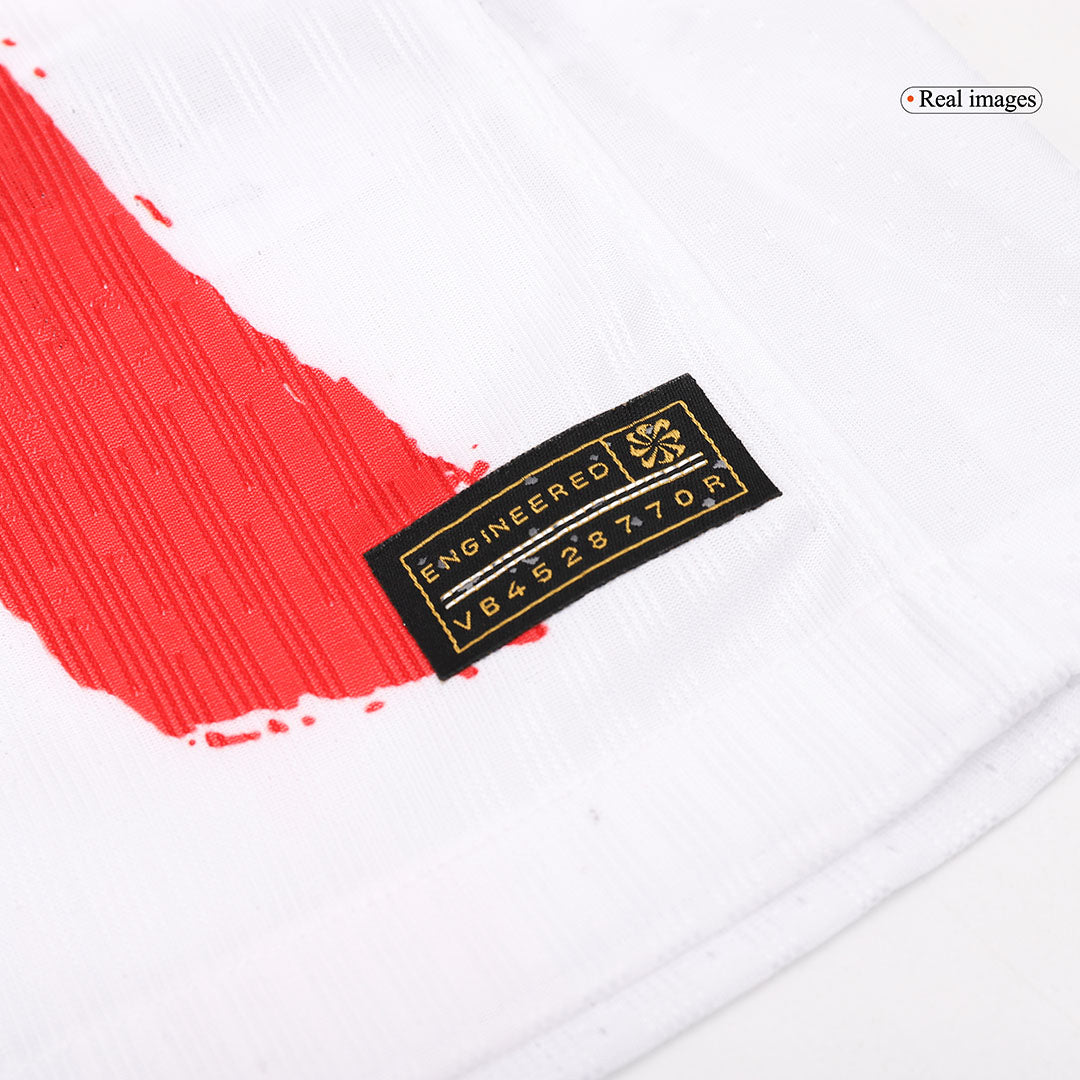 Jogador HAKIMI #2 PSG Fora Futebol Camisas 2025/26 Branco