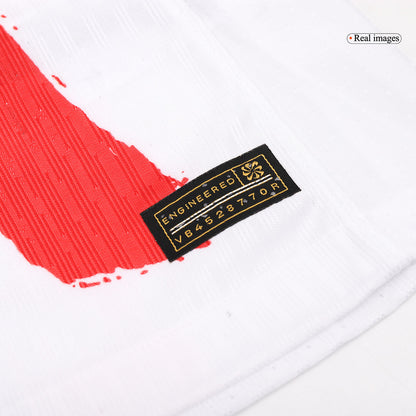 Jogador HAKIMI #2 PSG Fora Futebol Camisas 2025/26 Branco