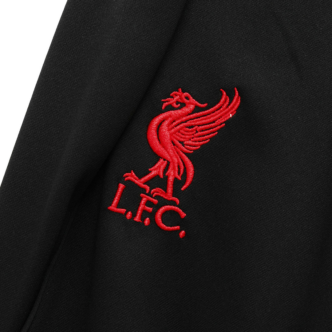 Liverpool Zíper Moletom Conjunto (Top+Calças) 2025/26 Branco