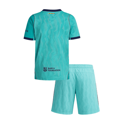 Barcelona Infantil 
 Terceira Futebol Camisa 2026/27 Azul
