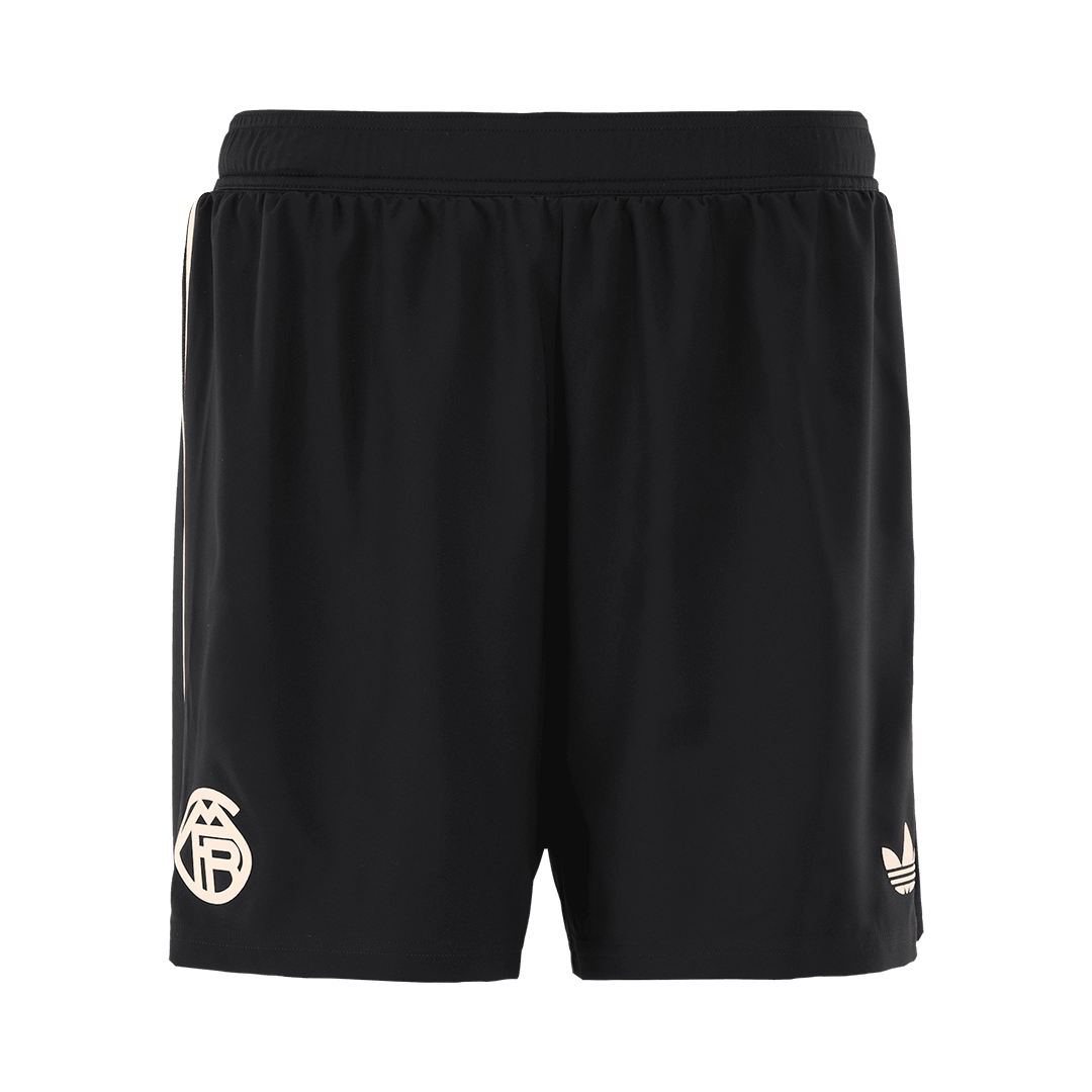 Autêntica Bayern Munich Fora Terceira Camisa Conjunto (Camisa + Calções) 2025/26 Preto