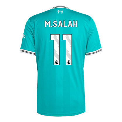 M.SALAH #11 Liverpool Fora Terceira Camisa 2025/26 Verde