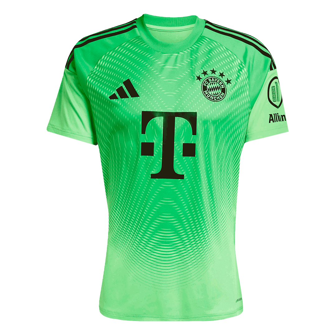Bayern Munich 
 Goleiro 
Camisas Infantis 
Conjunto 2025/26 
 Verde