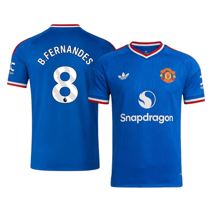 B. FERNANDES #8 Manchester United Fora Camisa 2026/27 Azul