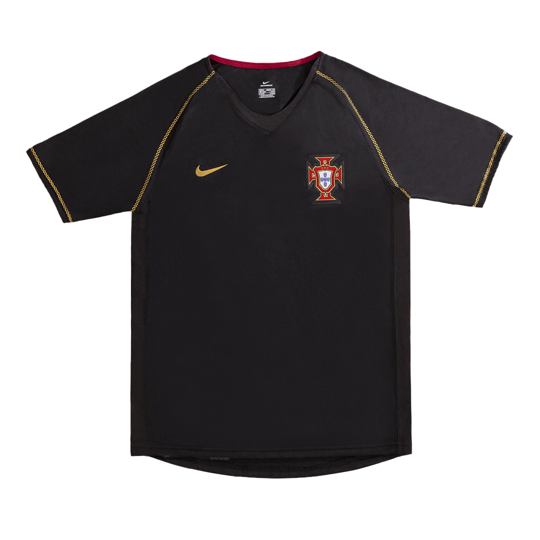 Portugal Retro Jersey Fora Camisa de Futebol 2006