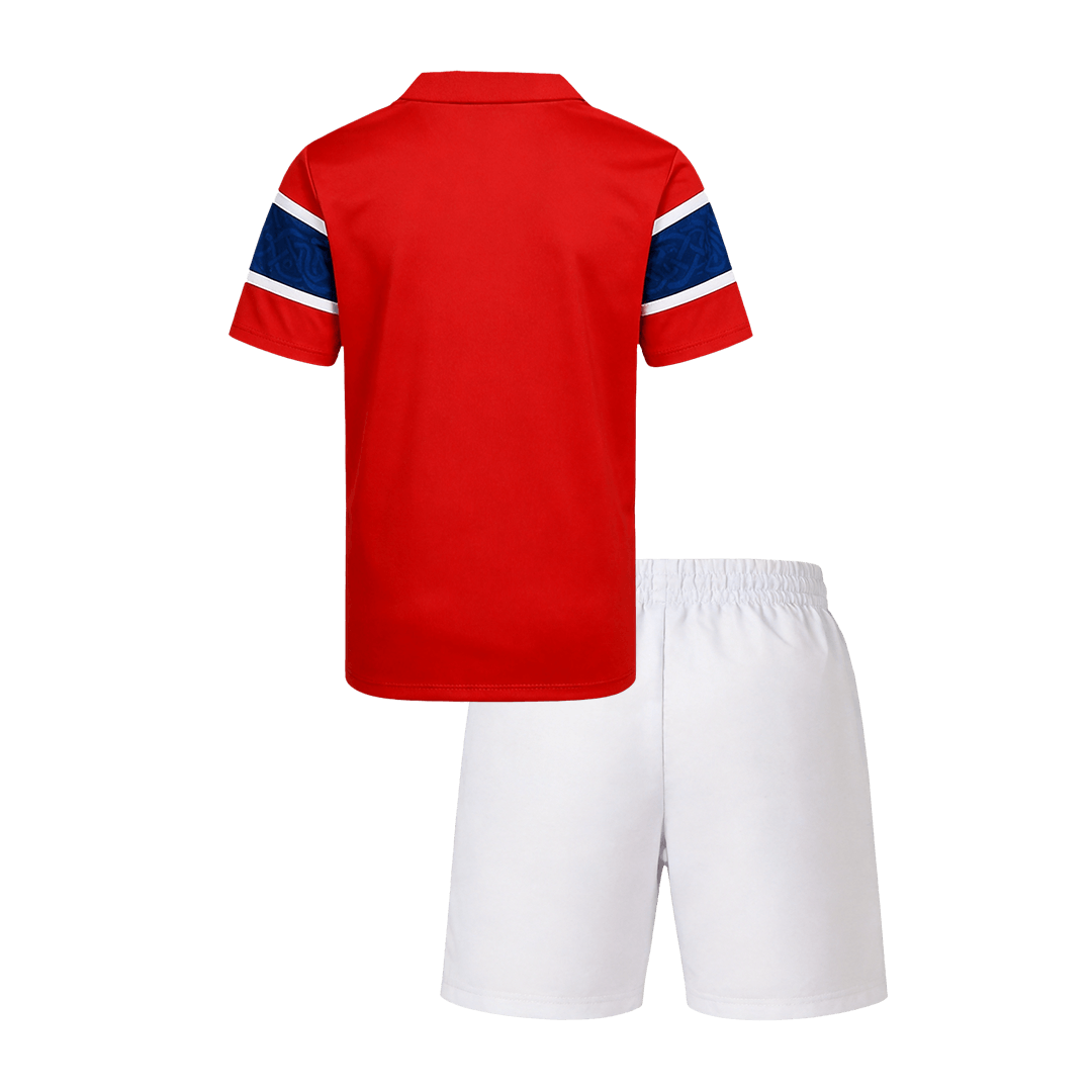 Norway Infantil 
 Casa Copa do Mundo World Cup Futebol Camisa 2026 Vermelho