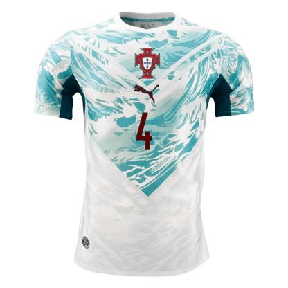 Versão do Jogador RÚBEN DIAS #4 Portugal Fora Copa do Mundo Futebol Camisas 2026