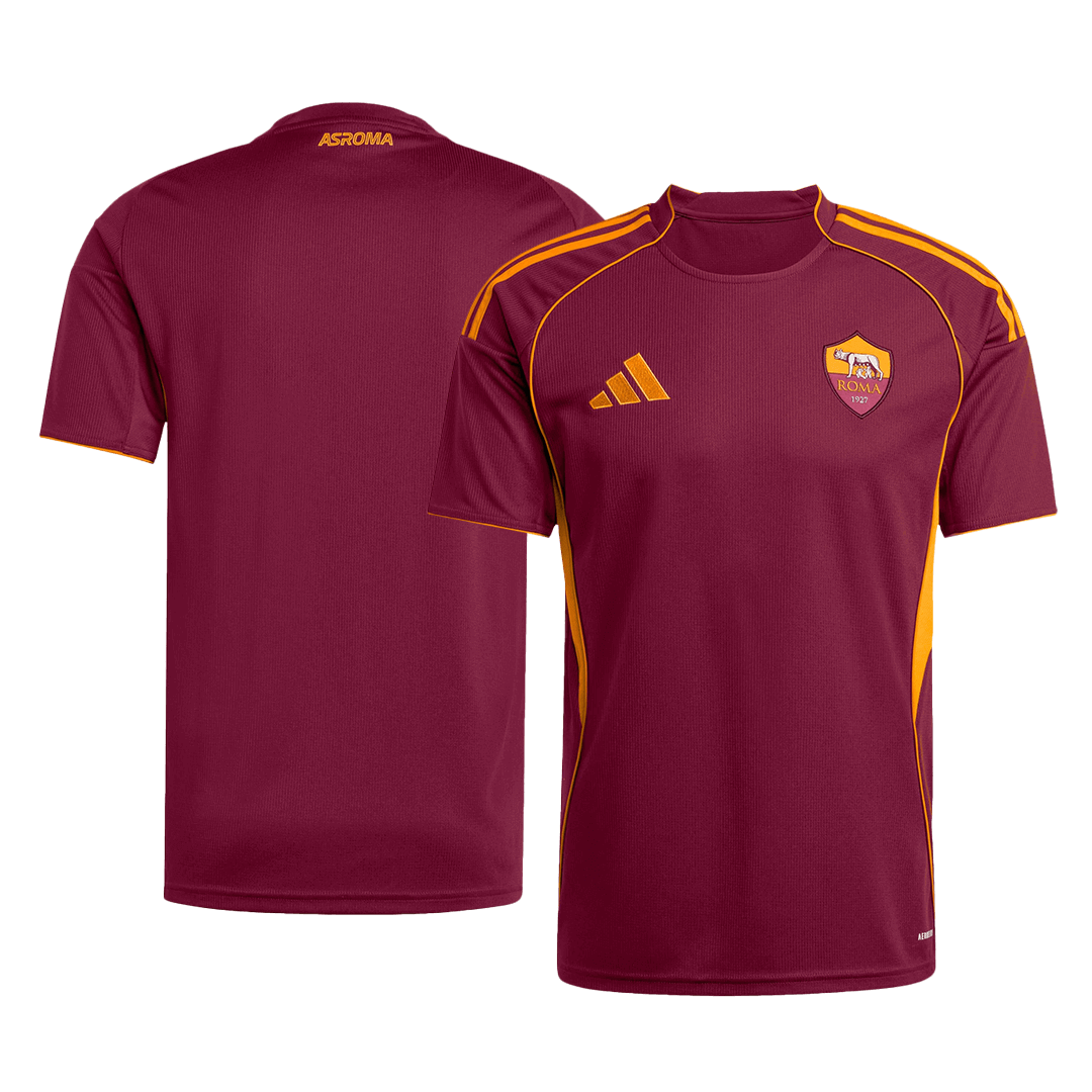 Roma Casa Camisa  Conjunto(Camisa+Calções) 2025/26 Vermelho
