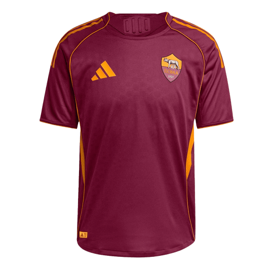 Autêntico Roma Casa Futebol Camisas 2025/26 Vermelho