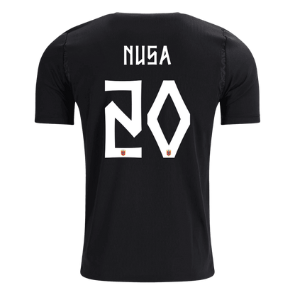 NUSA #20 Norway Fora Copa do Mundo Camisa 2026 Preto