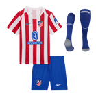 Atletico Madrid Infantil Casa Conjunto (Camisa + Calção + Meias) 2025/26