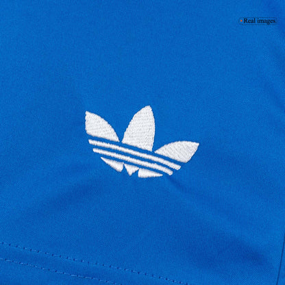 Real Madrid Infantil 
 Fora Terceira Futebol Camisa Conjunto (Camisa+Shorts+Meias) 2025/26 Azul