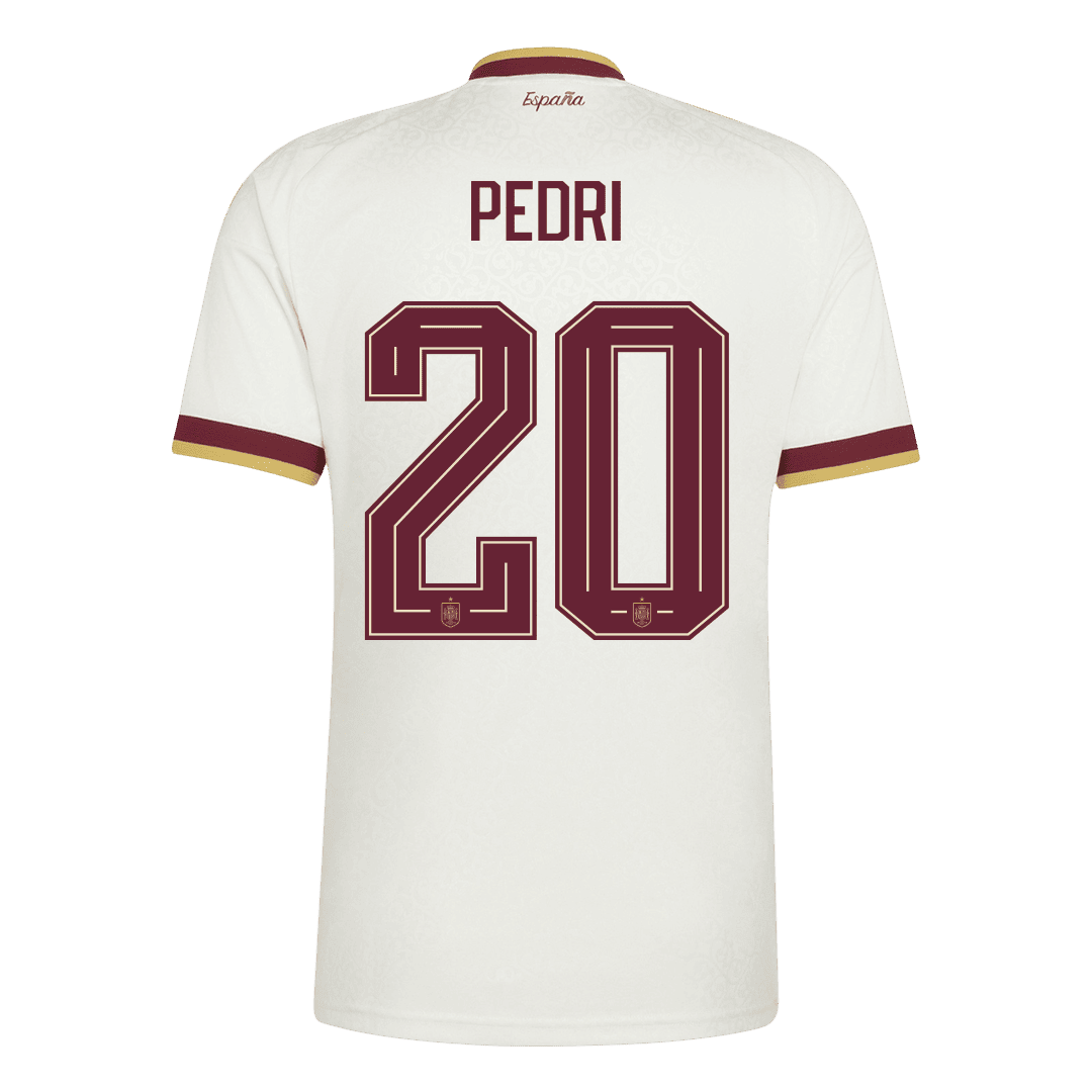 PEDRI #20 Spain Fora Copa do Mundo Camisa 2026 Branco