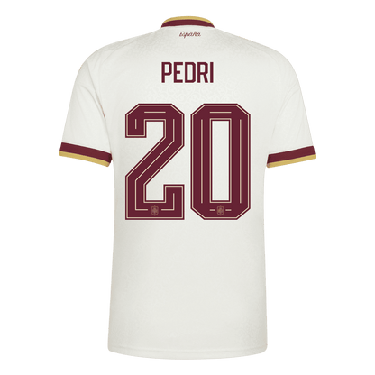 PEDRI #20 Spain Fora Copa do Mundo Camisa 2026 Branco