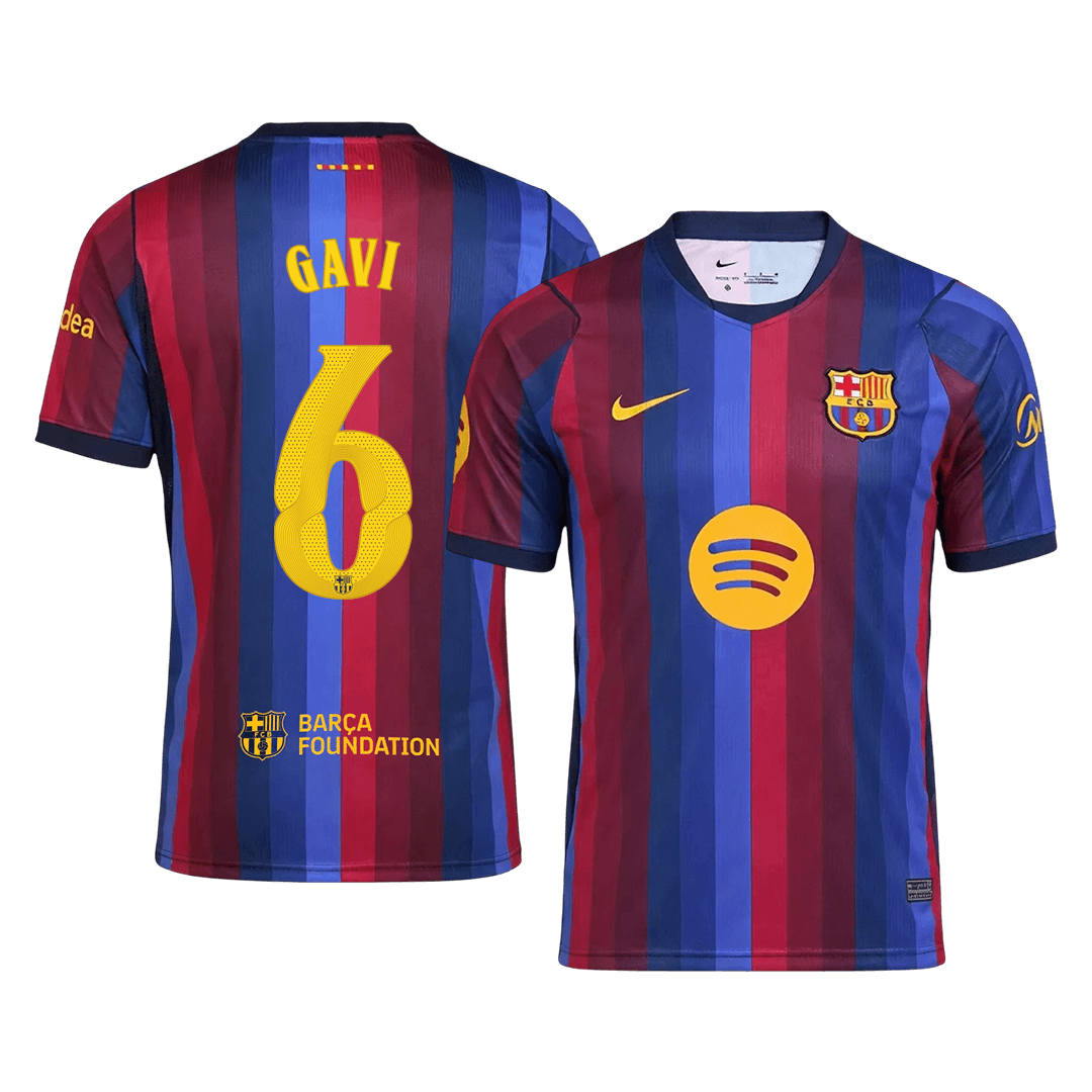 GAVI #6 Barcelona Casa Camisa 2026/27 UCL