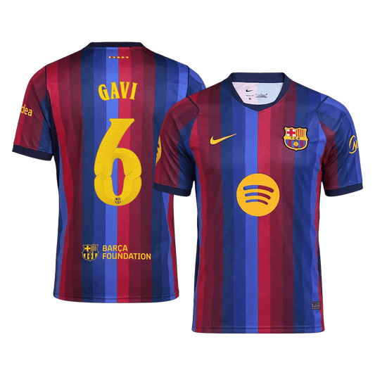 GAVI #6 Barcelona Casa Camisa 2026/27 UCL