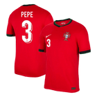 Camiseta de fútbol PEPE #3 de Portugal para la Eurocopa 2024