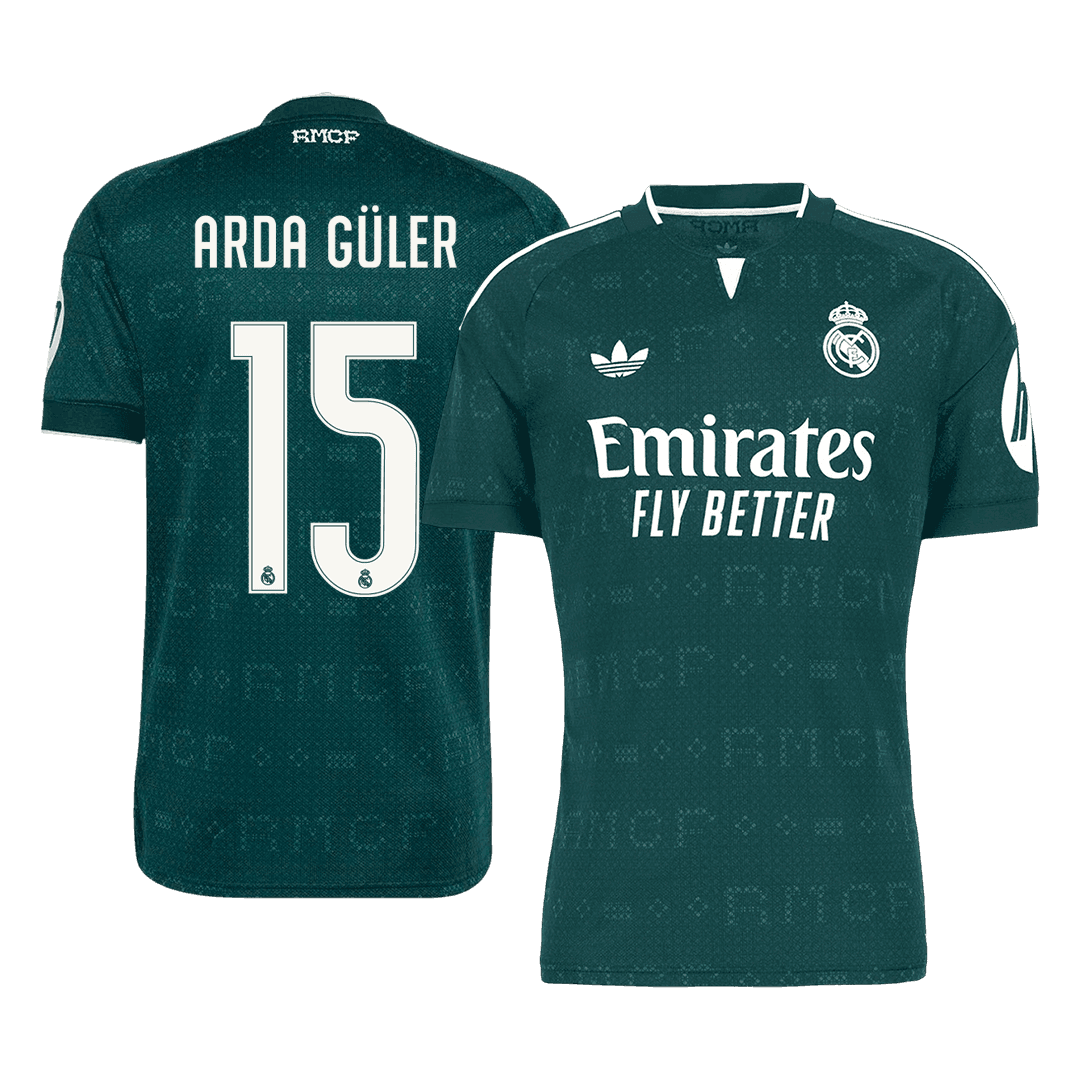 ARDA GÜLER #15 Real Madrid Fora Camisa 2026/27 Verde