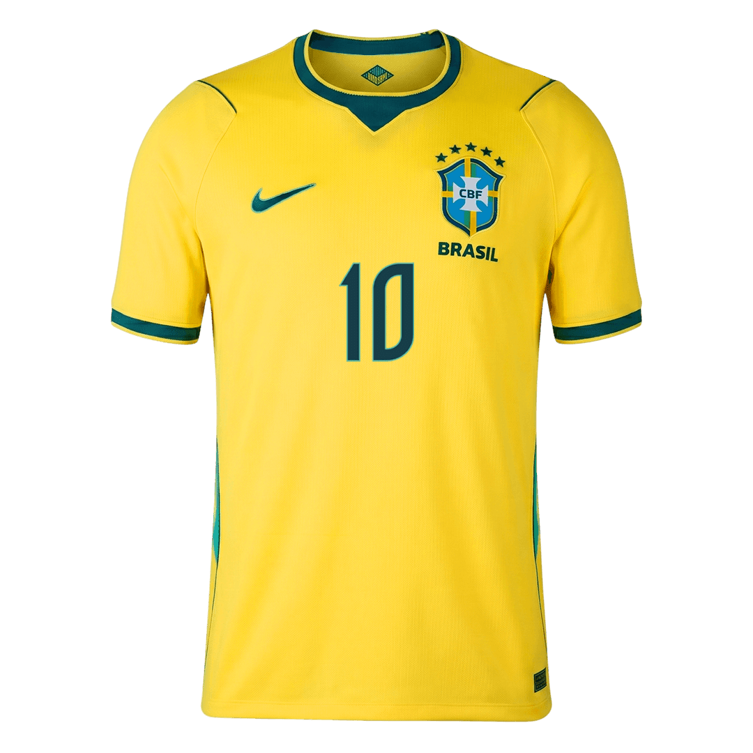 NEYMAR JR. #10 Brazil Casa Copa do Mundo Camisa 2026 Amarelo