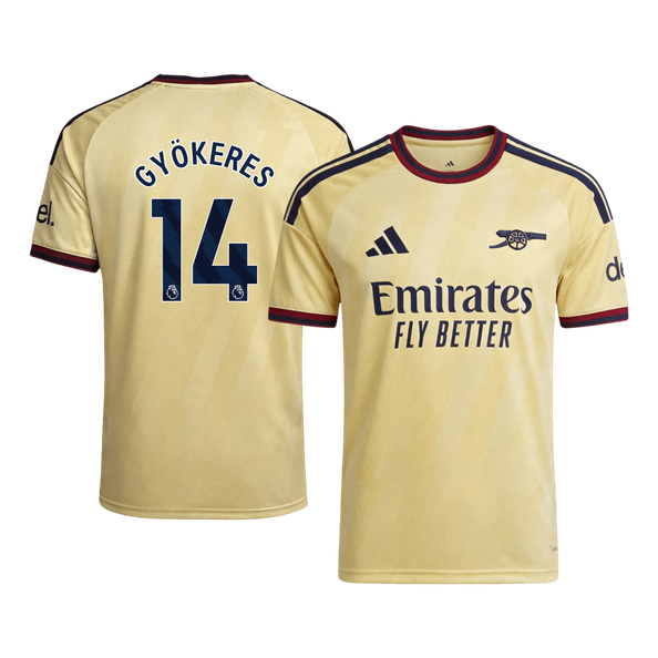 GYÖKERES #14 Arsenal Terceira Camisa 2026/27 Amarelo