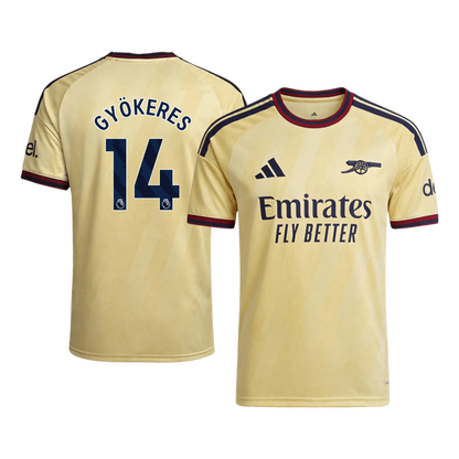 GYÖKERES #14 Arsenal Terceira Camisa 2026/27 Amarelo