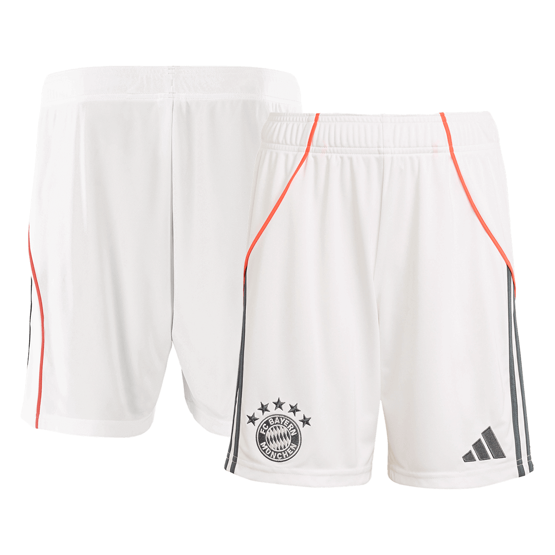 Bayern Munich 
 Fora 
 Camisa 
Conjunto (Camisa + Calções + Meias) 
2025/26 
 Branco
