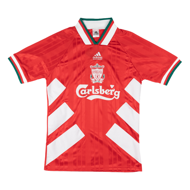 Retrô Liverpool Casa Camisa 93/95 Vermelho