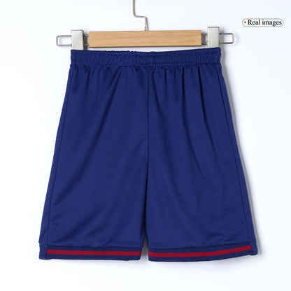 Barcelona Casa  Infantil Conjunto（Camisa + Calção + Meias) 2025/26  Vermelho&Azul