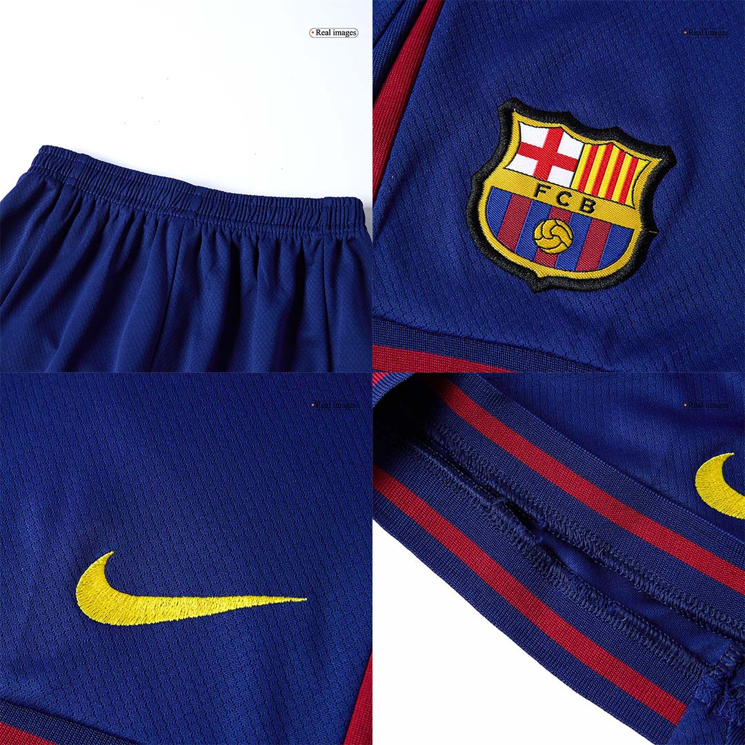 Barcelona Casa  Infantil Conjunto（Camisa + Calção + Meias) 2025/26  Vermelho&Azul