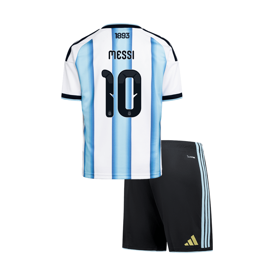 MESSI #10 Argentina Infantil Casa Copa do Mundo Conjunto(Camisa+Calção) 2026