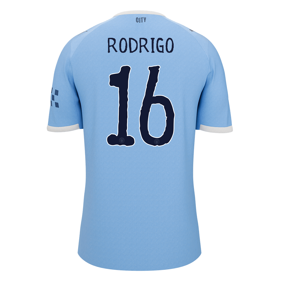 【Super Qualidade】RODRIGO #16 Manchester City
 Casa Futebol Camisa 2025/26 Azul - Club World Cup