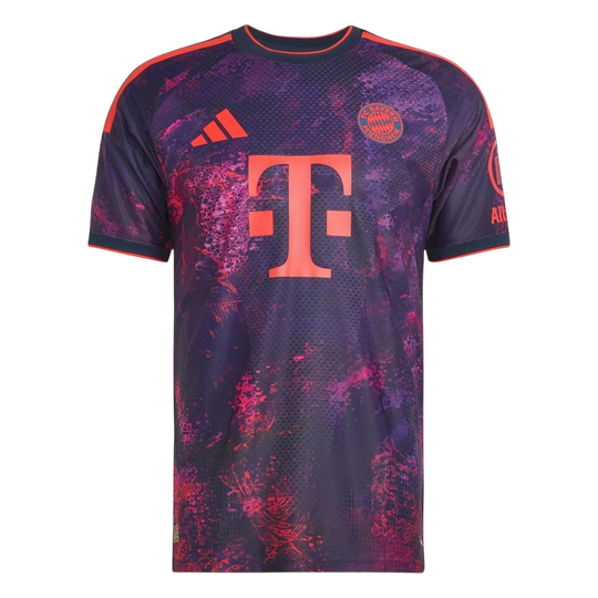 Versão do Jogador Bayern Munich Terceira Futebol Camisas 2026/27 Roxo