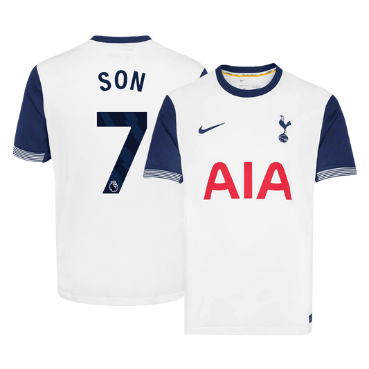 SON #7 Tottenham Hotspur Home Custom 2024/25 Football Shirt