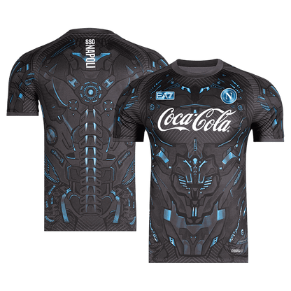 Napoli Pré-jogo Camisa 2025/26 Preto