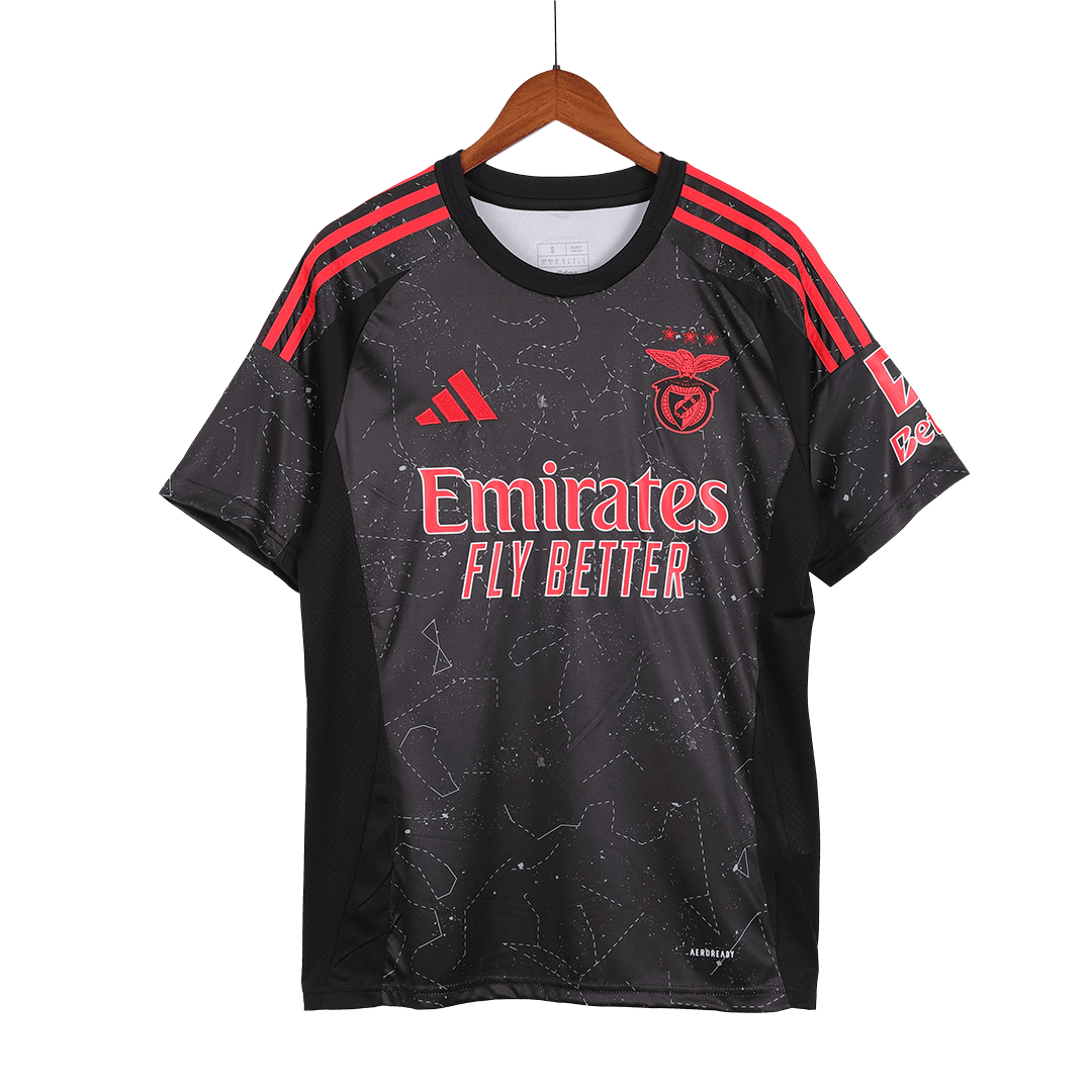 Camisola de Futebol Benfica Camisola Alternativa Personalizada 2024/25