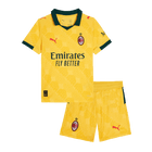 AC Milan Infantil Fora Terceira Conjunto (Camisa + Calção) 2025/26 Amarelo