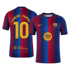 Versão do Jogador LAMINE YAMAL #10 Barcelona Casa Futebol Camisas 2026/27