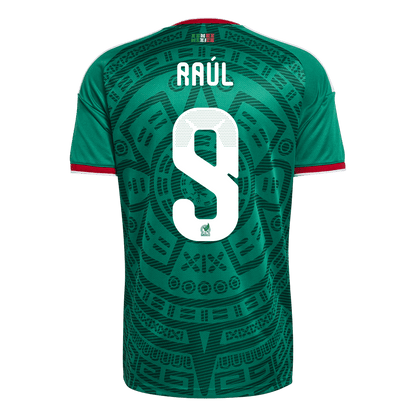 Raúl #9 Mexico Casa Camisa 2026 Verde