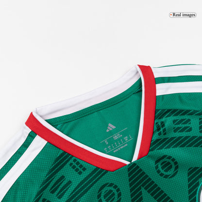 Mexico Casa World Cup Camisa Conjunto(Camisa+Calções+Meias) 2026 Verde