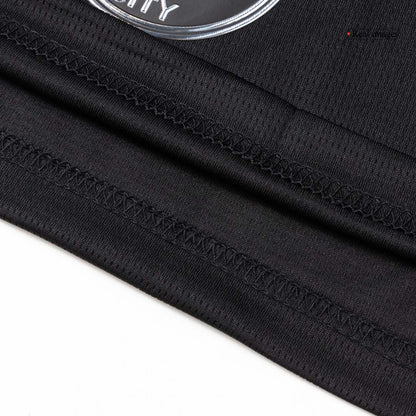 Manchester City Fora Camisa Conjunto(Camisa+Calções+Meias) 2025/26 Preto