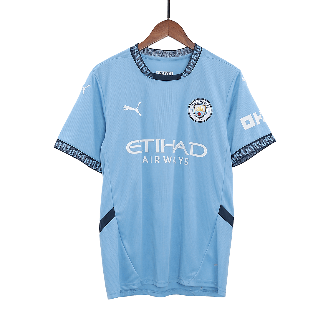 DE BRUYNE #17 Manchester City Home football shirt 2024/25 - UCL